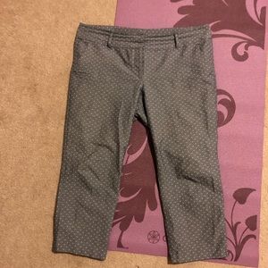 Ann Taylor 14 light blueish gray Capri Pants
